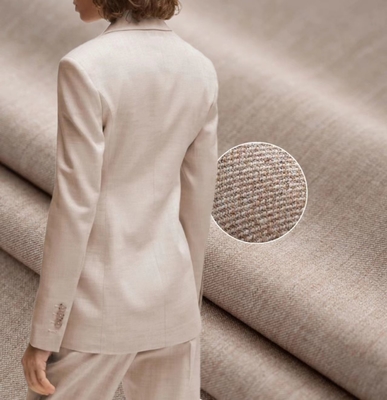 66% Poliéster 30% Rayon 4% Elastano Material de Negócios Uniforme Calças e Saias Tecido para Viagem