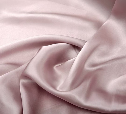 Imitação de seda 95% Poliéster 5% Spandex Satin Poliéster 120gm Activwear Cocktail Dresse Tecido