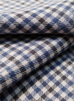 27%Rayon 70%Polyester 3%Spandex 260gm Check resistente a rugas e durável Tecido liso