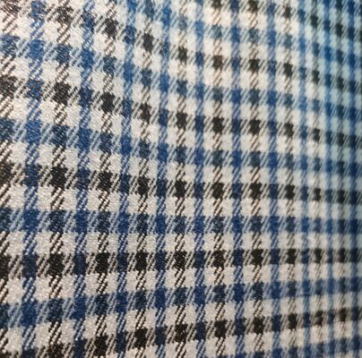 27%Rayon 70%Polyester 3%Spandex 260gm Check resistente a rugas e durável Tecido liso