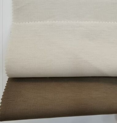 80% de algodão 15% de poliéster 5% de spandex 260gm de tecido de algodão.