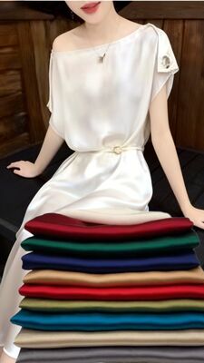 74% Poliéster 26% T800 210gsm Vestido de noite Roupas de noite Material uniforme Vestidos de exterior