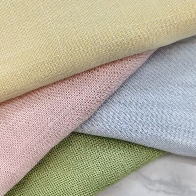 220 GSM Tecido Rayon de Linho Resistente a Rugas Respirável para blusas e camisas