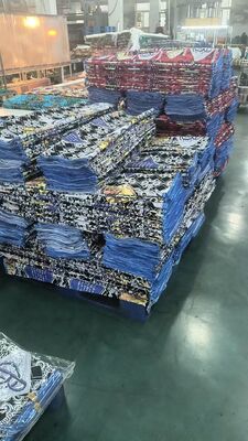 Tecido de Algodão Estampado de 135 GSM com Cores Vibrantes e Tecido de Gaze Natural Macio e Respirável