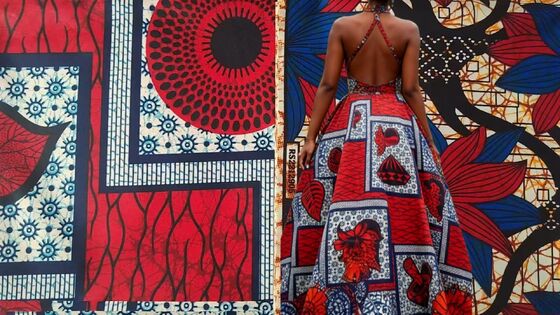 Vibrante, durável, resistente a rugas, tecido de poliéster de impressão de cera africana