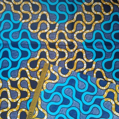 Tecido 100% Algodão Estampado Africano com Alta Resistência a Rugas e Cores Vibrantes para Vestidos Ankara e Kitenge