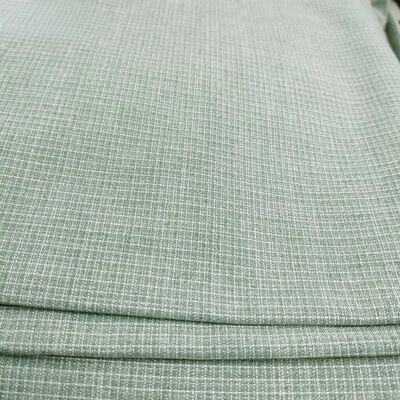 Tecido TR para Terno 240gsm com Padrão Xadrez Sutil - 85% Poliéster 11% Rayon 4% Elastano Tecido para Uniforme