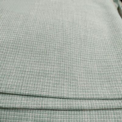 Tecido de Terno Xadrez Tingido com Fio de 195gsm com 68% Poliéster 30% Viscose 2% Elastano para Uniformes