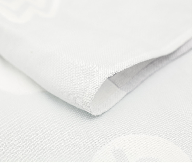 Teste padrão vívido colorido do tecido de algodão 130gsm do jacquard das duplas camada