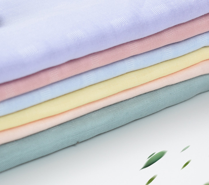 Tecido sortido Gauze Fabric dos infantes do tecido de algodão 150gsm do jacquard do teste padrão 40S