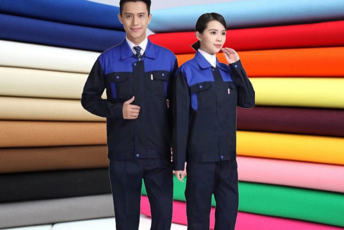 A planície do poliéster tece o traje do aeromoço da viscose 23X23 88X54 260GSM da tela 20% da lona da pérola
